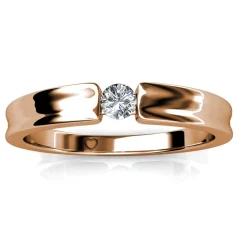Bague Simplicity Or Rose