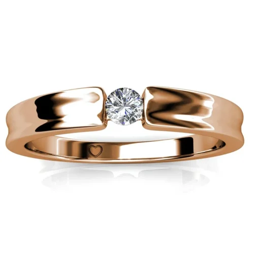 Bague Simplicity Or Rose
