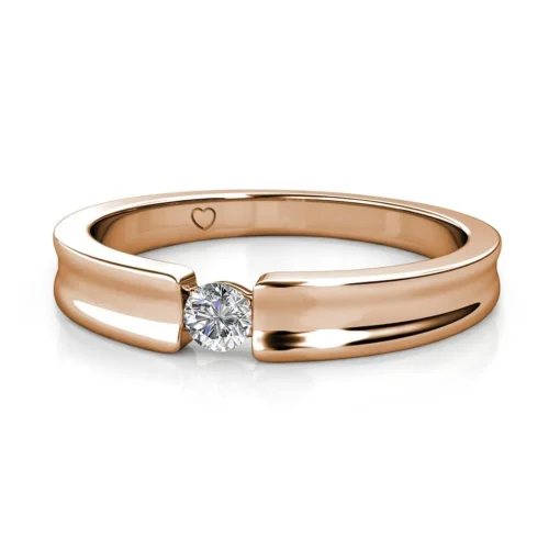 Bague Simplicity Or Rose
