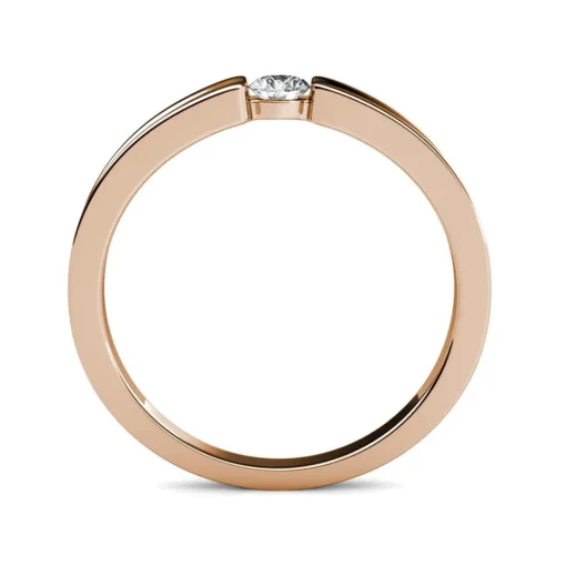 Bague Simplicity Or Rose
