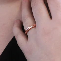Bague Simplicity Or Rose