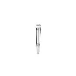 Bague Ti Sento - 12329ZI Argent Rhodié Et Oxyde De Zirconium Carré PM