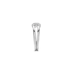 Bague Ti Sento - 12333ZI Argent Rhodié Forme Épingle Pavée