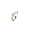 Bague Ti Sento - 1463ZY Argent Doré Et Oxyde De Zirconium PM