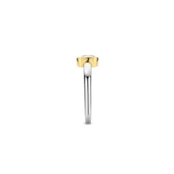 Bague Ti Sento - 12328ZY Argent Doré Et Oxyde De Zirconium Carré