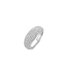 Bague Ti Sento 12172ZI - argent pavé petit modèle Femme