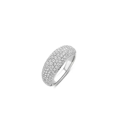 Bague Ti Sento 12172ZI - argent pavé petit modèle Femme