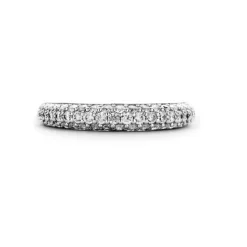 Bague Ti Sento 12105ZI - Bague Argent Anneau Pavé Zirconium Femme