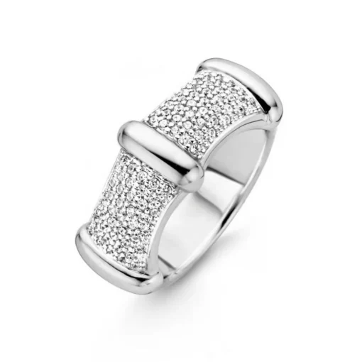 Bague Ti sento 12045ZI - Bague Flanc Cristaux Femme
