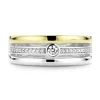 Bague Ti Sento 12094ZY - Bague Argent Doré 3 Rangs Zirconium Femme