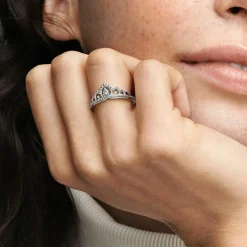 Bague Tiare Royale Micro-Perlée