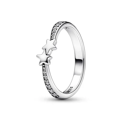 Bague Étoiles Filantes Scintillantes – Pandora Moments