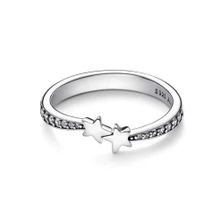 Bague Étoiles Filantes Scintillantes – Pandora Moments