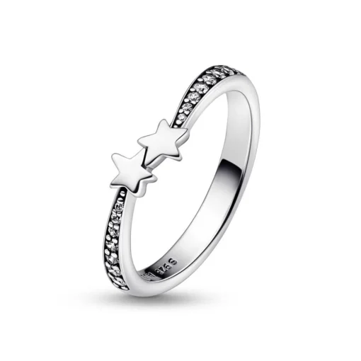 Bague Étoiles Filantes Scintillantes – Pandora Moments