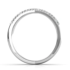 Bague X Argentée