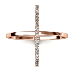 Bague X Duo Or Rose