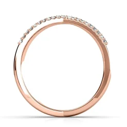 Bague X Or Rose