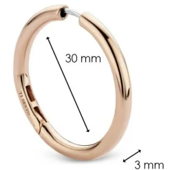 Boucle d'oreille Ti Sento 7782SR-H - Argent, plaqué or rose