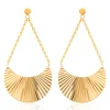 Boucle d'oreilles Pendantes femme plaqué or - Y54VV00