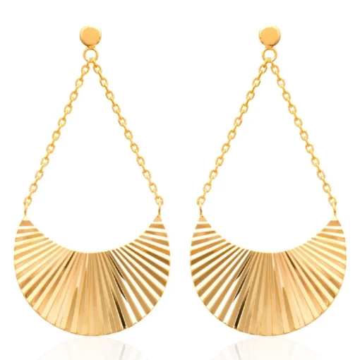 Boucle d'oreilles Pendantes femme plaqué or - Y54VV00
