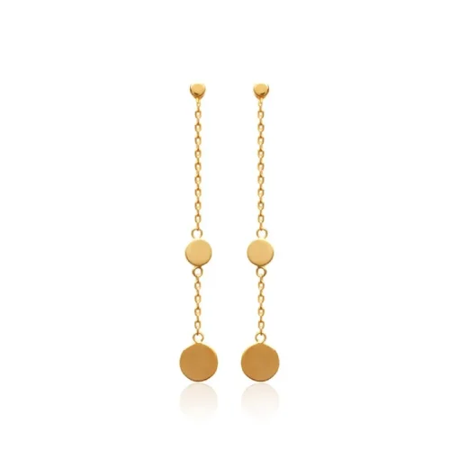 Boucle d'oreilles Pendantes femme plaqué or - Y54UW00