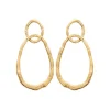 Boucle d'oreilles Pendantes femme plaqué or - Y5WW000