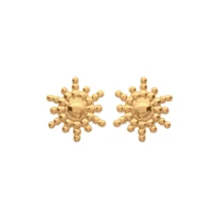 Boucles d'oreille femme plaqué or - Y556300
