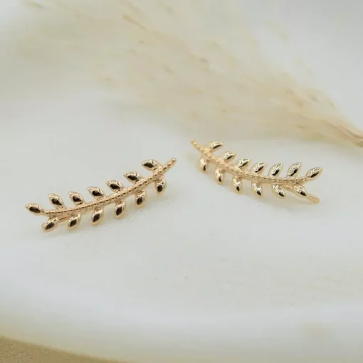 Boucles d'oreille femme plaqué or - Y5ZWU00