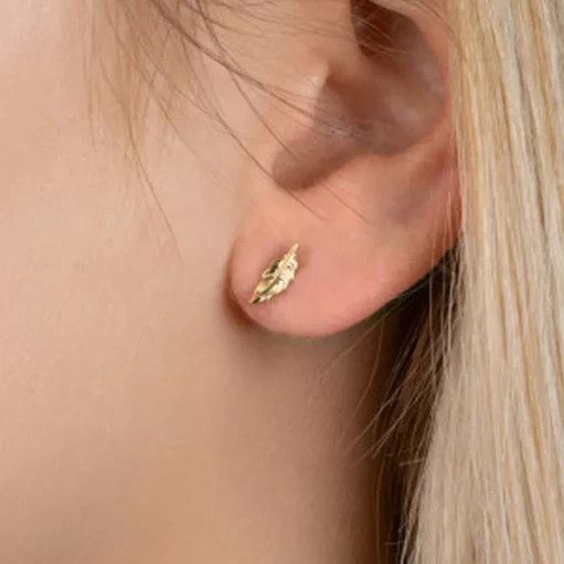 Boucles d'oreille femme plaqué or - Y530300