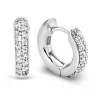 Boucles d'oreille Silver Créoles 7210ZI