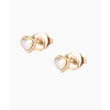 Boucles d'oreilles A59176 Les Interchangeables - Boucles d'oreilles Coeur Blanc