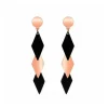 Boucles d'oreilles Angèle M B1816-ORROSE - Acier Doré