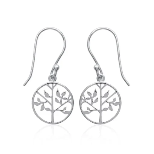 Boucles d'oreilles Arbre de vie Pendantes Argent Maison de la Bijouterie W4U0U00