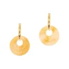 Boucles d'oreilles Blima en pierres Jade jaune