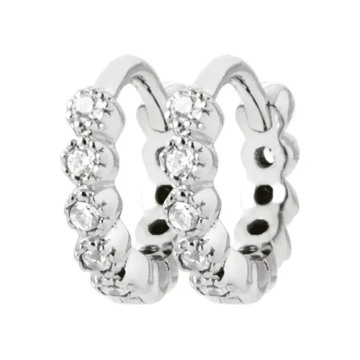 Boucles d'oreilles créoles argent fantaisie 10mm Maison de la Bijouterie Z63V5Z0