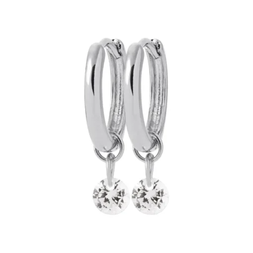 Boucles d'oreilles créoles argent fantaisie 12mm Maison de la Bijouterie Z636UZ0