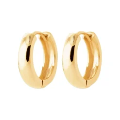Boucles d'oreilles créoles plaqué or fantaisie 16mm Maison de la Bijouterie Y6560Z6