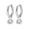 Boucles d'oreilles créoles argent fantaisie 12mm Maison de la Bijouterie Z640ZZ0