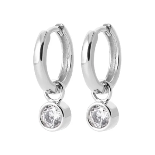 Boucles d'oreilles créoles argent fantaisie 12mm Maison de la Bijouterie Z640ZZ0