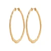 Boucles d'oreilles créoles femme 40mm plaqué or Maison de la Bijouterie Y635040