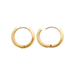 Boucles d'oreilles créoles plaqué or fantaisie 16mm Maison de la Bijouterie Y6560Z6