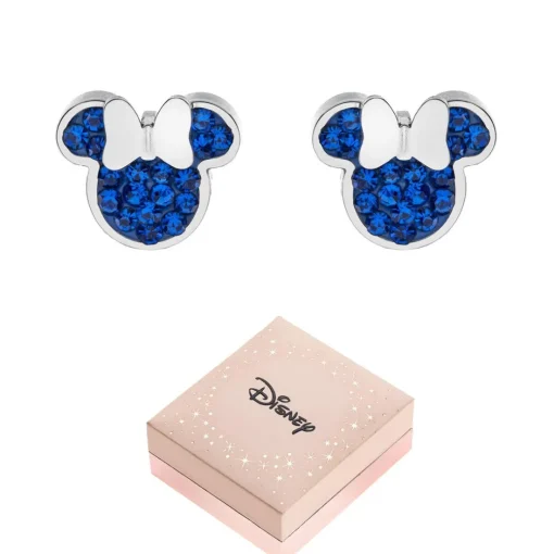 Boucles d'oreilles Disney - Minnie ornées de Cristaux scintillants