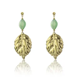 Boucles d'oreilles Emily Westwood EWE23089G - Acier,acrylique Doré et Vert