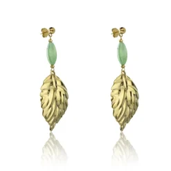 Boucles d'oreilles Emily Westwood EWE23089G - Acier,acrylique Doré et Vert