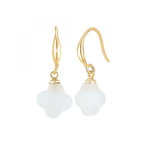 Boucles d'oreilles Femme Angèle M B2482-BLANC
