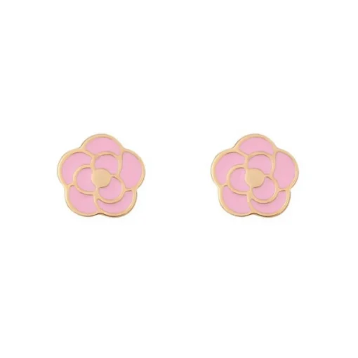 Boucles d'oreilles Femme Edforce 201-0122-E - Acier Doré