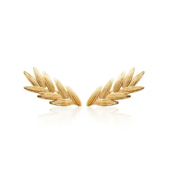 Boucles d'oreilles femme Epis plaqué or - Y554V00