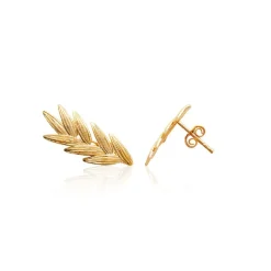 Boucles d'oreilles femme Epis plaqué or - Y554V00