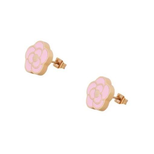 Boucles d'oreilles Femme Edforce 201-0122-E - Acier Doré