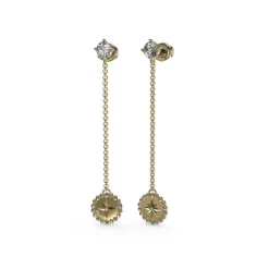 Boucles d'oreilles Femme Guess Bijoux - JUBE02207JWYG MONETE Acier Doré